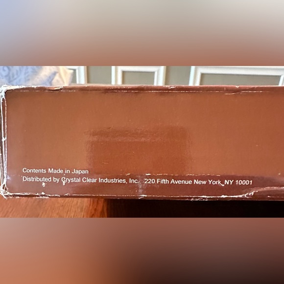 VINTAGE Napoli! Frosted❄️Crystal Serving Platter/12.5” - Picture 6 of 6